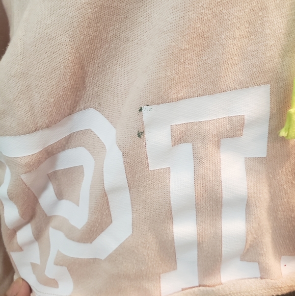 PINK Victoria’s Secret Dusty Pink Cropped Hoodie - Picture 6 of 10